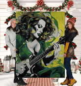 Music Lover's Sherpa Blanket Towel - Home Decor